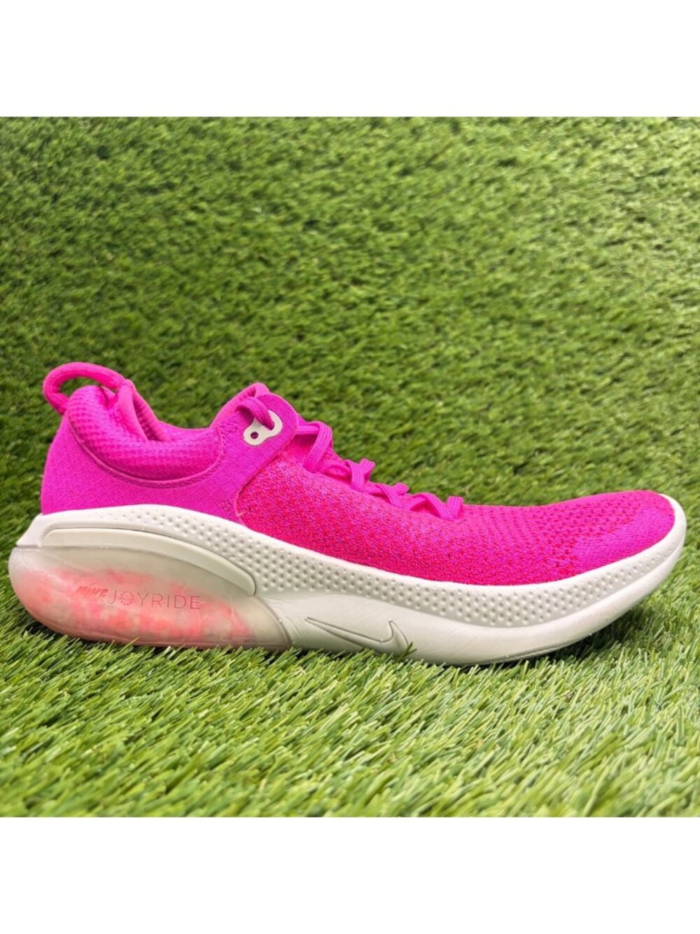 Nike Joyride Run Flyknit Womens Size 10 Pink Athletic Running Shoes Sneakers